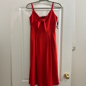 Kensie Strapless Red Dress